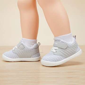 BMCiTYBM Baby Shoes Boy Girl Walking Shoes Breathable Sneakers Infant First Walker Shoes 6 9 12 15 1...