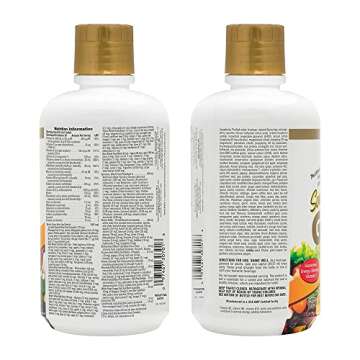 Natures Plus Source of Life Gold Multivitamin Liquid - 30 oz - with Vitamins D3, B12 & K2 - Blood, B...