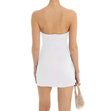 Chic Ducklingup Off Shoulder Mini Dress for Summer Fun