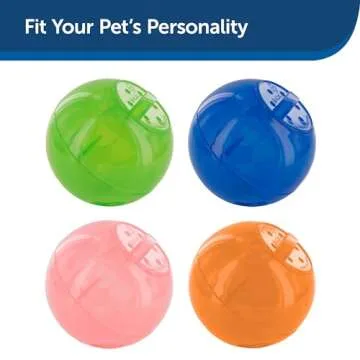PetSafe Slimcat Feeder Ball - Interactive Game for Your Cat - Fill with Food and Treats - Pink