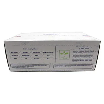 Set of 12 Satya Variety Incense Sticks for Relaxation