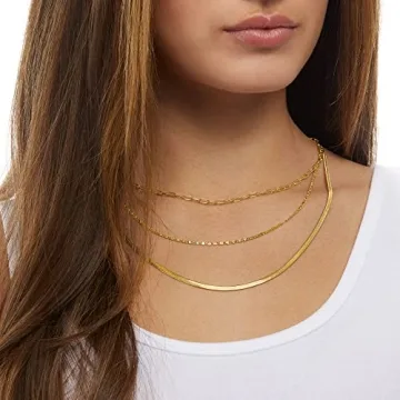 Layered 14K Gold Plated Necklace Set for Every Occasion