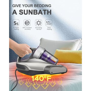 Jimmy Mattress Vacuum Cleaner with UV-C & HEPA Technology