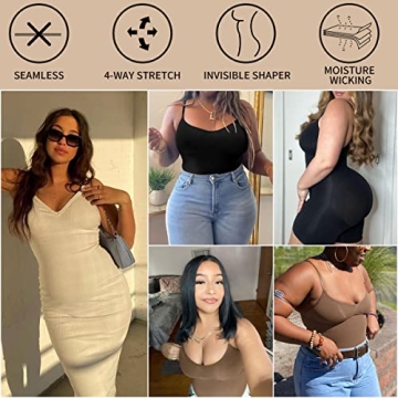 EUYZOU Shapewear Bodysuit Tummy Control for Women