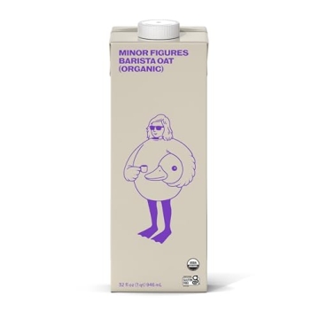Minor Figures Organic Oat Milk - Barista Quality - Vegan - 32 Oz - 6 Pack