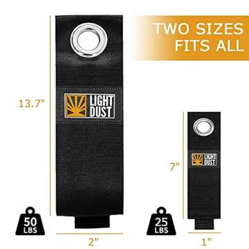 15PCS Heavy Duty Storage Straps Garage Organization Tool Organizers and Storage Fastening Straps Cord Wrap Keeper, Cable Straps for Cords, Hoses, Rope, RV, Boat, and Garage Storage and Organization