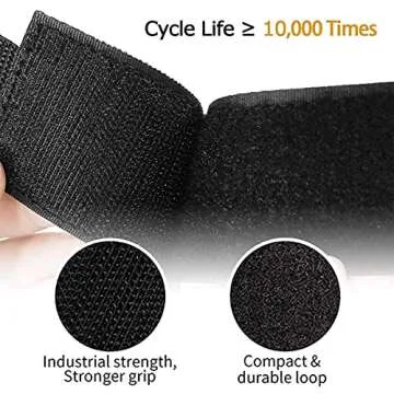 15PCS Heavy Duty Storage Straps Garage Organization Tool Organizers and Storage Fastening Straps Cord Wrap Keeper, Cable Straps for Cords, Hoses, Rope, RV, Boat, and Garage Storage and Organization