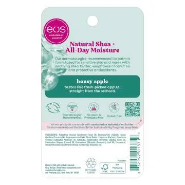 EOS Honey Apple Lip Balm for Sensitive Skin - 0.25 oz