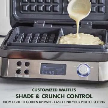 GreenPan Healthy Ceramic Waffle Maker for Perfect Breakfasts