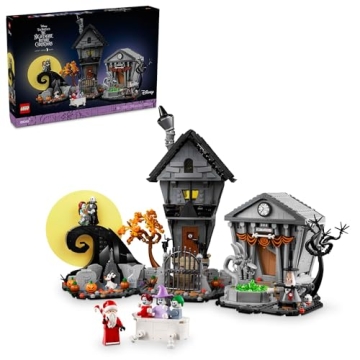 LEGO Disney Tim Burton's The Nightmare Before Christmas Decor - Building Set for Adults