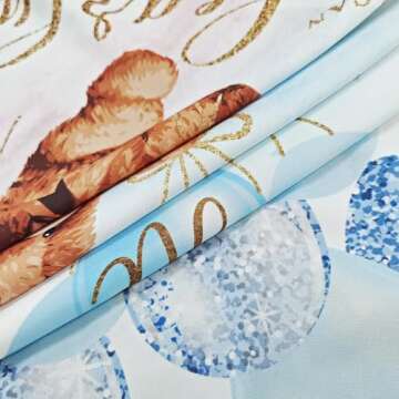 LIGHTINHOME Bear Gender Reveal Backdrop 7Wx5H Feet He or She Pink or Blue Boho Floral We Can Bearly Wait Baby Shower Photography Background Mom-to- be Party Decorations Photo Booth Studio Prop Fabric