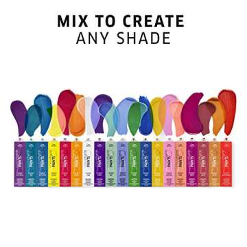 COLORCHARM Paints Semi-Permanent Hair Dye for Temporary Hair Color| Intermixable Shades| Blood Orange | 2 Fl Oz