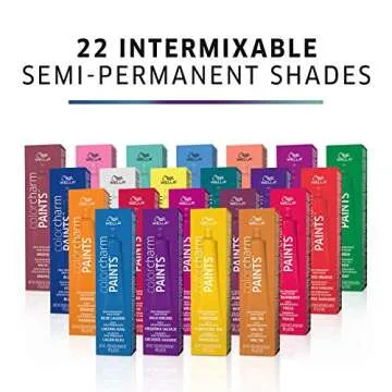 COLORCHARM Paints Semi-Permanent Hair Dye for Temporary Hair Color| Intermixable Shades| Blood Orange | 2 Fl Oz