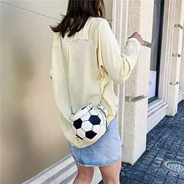 Stylish QZUnique Soccer Ball Cross Body Bag for Women