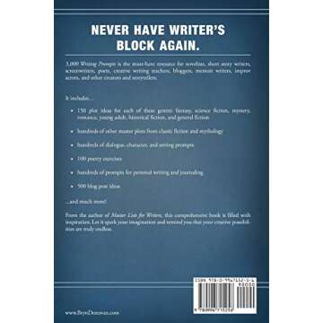 5,000 WRITING PROMPTS: A Master List of Plot Ideas, Creative Exercises, and More