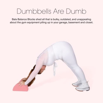 Bala Balance Blocks Set of 2 for Yoga, Stretching, and Rehab