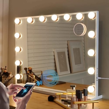 Fenair Vanity Mirror with Lights and Bluetooth Speaker