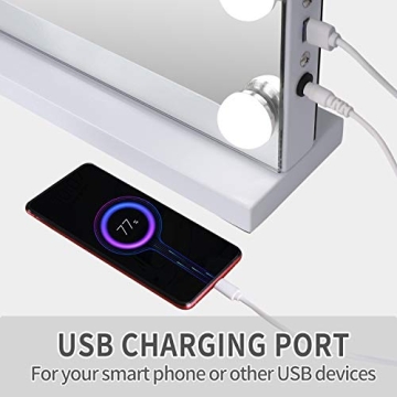 Fenair Vanity Mirror with Lights and Bluetooth Speaker