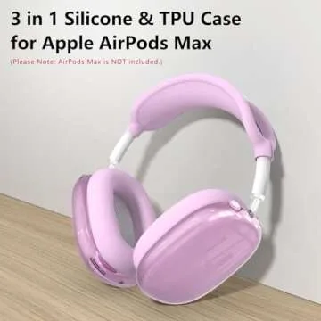 Premium Silicone Case for AirPods Max – 3 in 1 Protective Covers