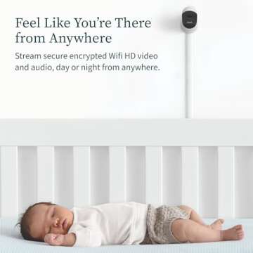 Owlet Cam Smart Video Baby Monitor with Video Camera and Audio - Secure WiFi, 1080p Night Vision, Cu...