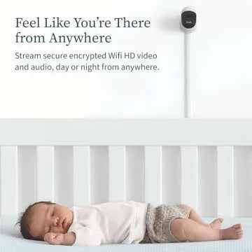 Owlet Cam Smart Video Baby Monitor with Video Camera and Audio - Secure WiFi, 1080p Night Vision, Cu...