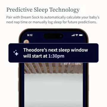 Owlet Cam Smart Video Baby Monitor with Video Camera and Audio - Secure WiFi, 1080p Night Vision, Customize Cry, Sound and Motion Alerts, 2-Way Audio, Mounting kit