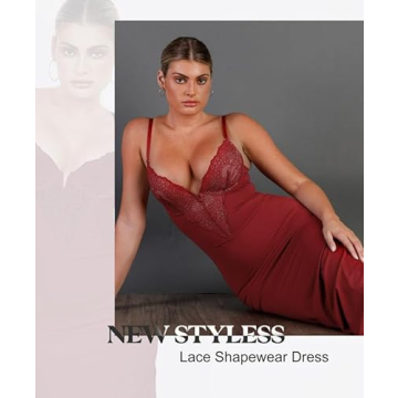 Shop Popilush Bodycon Maxi Shapewear Dress for Women