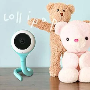Lollipop Video Baby Monitor with Camera and Audio, Baby Camera Monitor with Crying Detection and Two Way Talk Back, Baby Video Monitor Bundled with Lollipop Baby Monitor