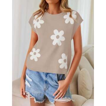 Shop ZESICA Women’s Summer Casual Printed Tops | Trendy Styles