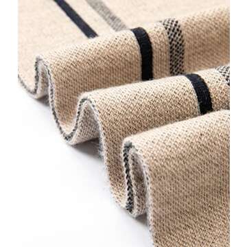 Villand Luxurious Mens Merino Wool Scarf - Stylish Warmth