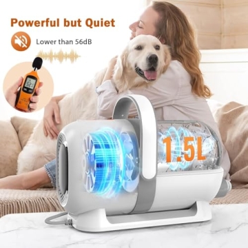 Afloia Dog Grooming Kit Vacuum Clippers Low Noise
