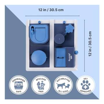 TRIXIE Poker Box 2: Advanced Level 3 Dog Puzzle Toy