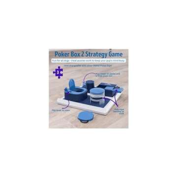 TRIXIE Poker Box 2: Advanced Level 3 Dog Puzzle Toy