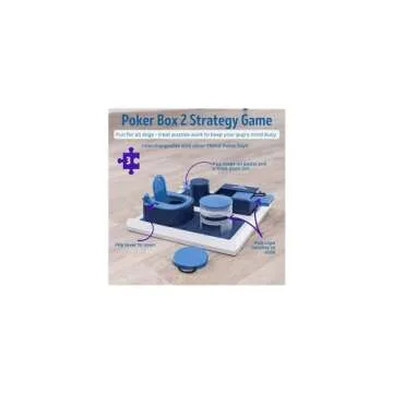 TRIXIE Poker Box 2: Advanced Level 3 Dog Puzzle Toy