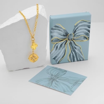 WOWORAMA Gold Coin Charm Necklace for Women - Elegant Layering Pendant