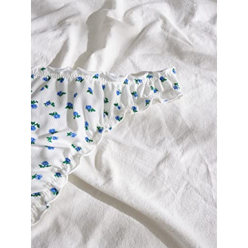 COZYEASE Women's Floral Print Low Rise Panty 5 Pack