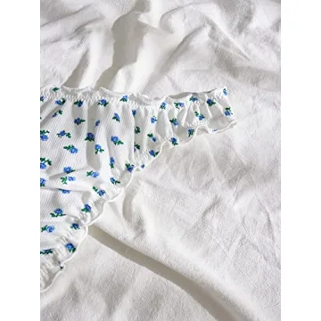 COZYEASE Women's Floral Print Low Rise Panty 5 Pack