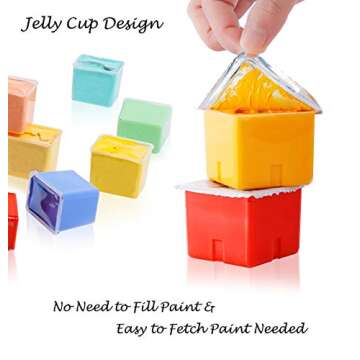 HIMI Gouache Paint Set 18 Vibrant Colors Non Toxic 30ml