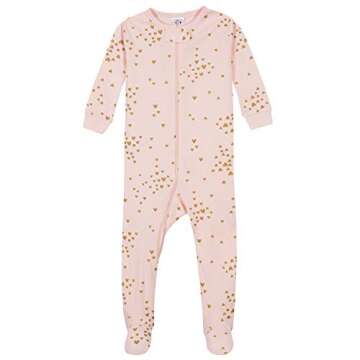 Gerber Baby Girls 4-Pack Footed Pajamas, Love Llamas Pink - Cozy & Safe Sleepwear
