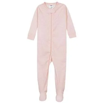 Gerber Baby Girls' Footed Pajamas - Love Llamas Pink 0-3M