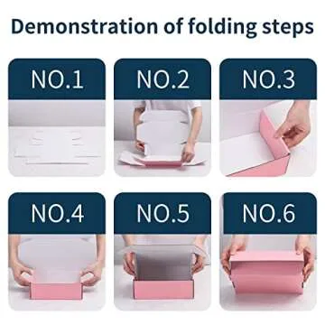 SNOGSWOG 28 Pack 10x8x3 inches Pink Shipping Boxes for Small Business, Small Corrugated Cardboard Gift Box for Mailing,Shipping,Storing,Gifts Wrapping
