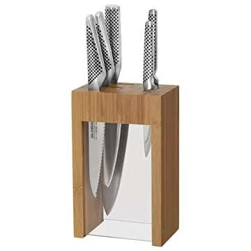Global Osaka 6 Piece Knife Block Set - Premium Japanese Quality Kitchen Knives