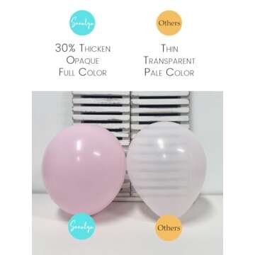 Soonlyn Rose Gold Balloons 140 Pack 12 Inch Gold and Pink Balloons and Pink Confetti Balloons Garland Arch Kit for Bridal Shower Baby Shower Party Decoration