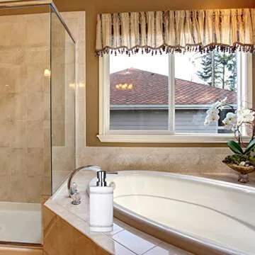 Elegant Two-Pack Ceramic Soap Dispensers Set for Home