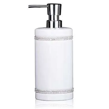 Elegant Two-Pack Ceramic Soap Dispensers Set for Home