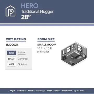 Prominence Home Hero Ceiling Fan with Light & Control