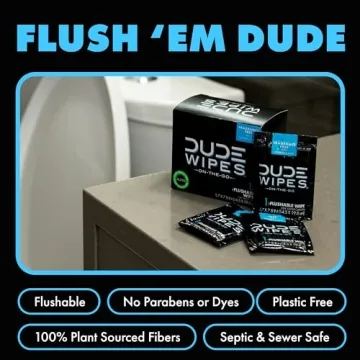 DUDE Wipes Flushable Wipes for Ultimate Cleanliness