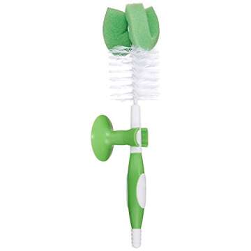 Amazon Brand - Mama Bear Bottle Brush (Pack of 3), White