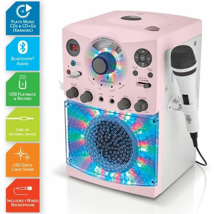 Singing Machine SML385UP Karaoke System with Bluetooth