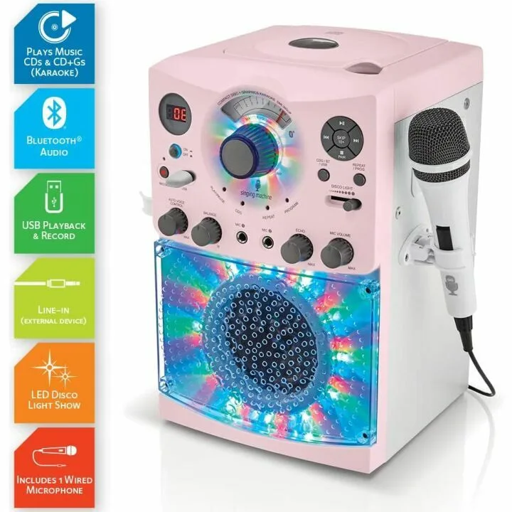 Singing Machine SML385UP Karaoke System with Bluetooth